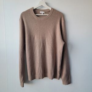 Reiss Men's Crewneck Sweater in Taupe